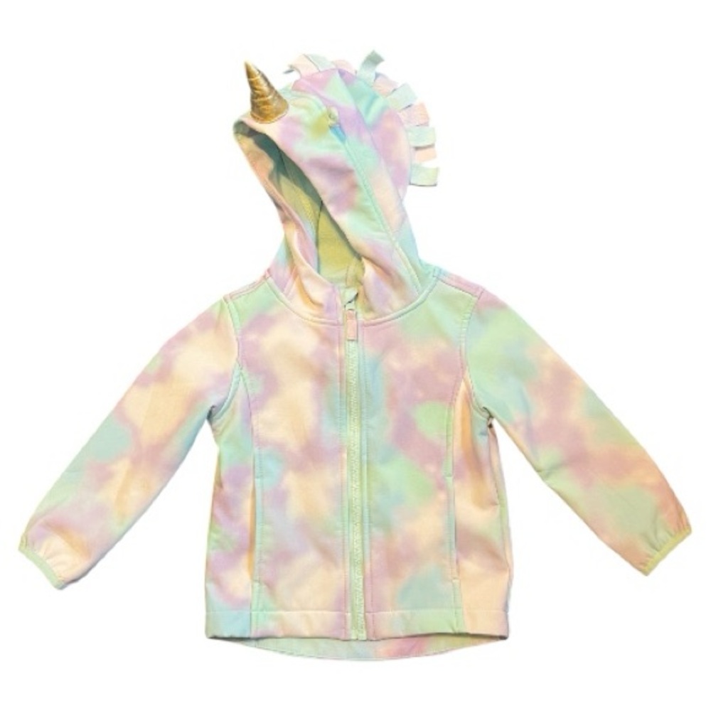 Cat & Jack Unicorn Tie Dyed Jacket Size 2T